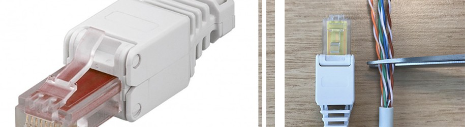 Hur installerar jag en verktygslös UTP-kontakt? Hur installerar jag en verktygslös UTP-kontakt?