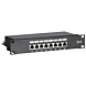 10 tum CAT5e FTP patchpanel - 8 portar