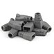 DANICOM RJ45 Kabelgenomföring Grå - 10 st