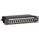 10 tum CAT6 FTP patchpanel - 12 portar
