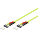 Fiberoptisk kabel ST-ST OM5 (laseroptimerad) 7,5m