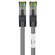 Cat8 S/FTP (PIMF) patchkabel 0,25 m grå