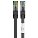 Cat8 S/FTP (PIMF) patchkabel 0,50m svart