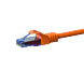 UTP CAT6a patchkabel 2m orange - 100% koppar