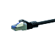 CAT6a S/FTP (PIMF) patchkabel 15m svart