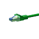 CAT6a S/FTP (PIMF) patchkabel 0,50 m grön