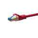CAT6a S/FTP (PIMF) patchkabel 30m röd