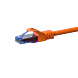UTP CAT6a patchkabel 10m orange - 100% koppar