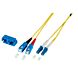 OS2 duplex fiberoptisk kabel LC-SC 7,50m