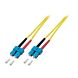OS2 duplex fiberoptisk kabel SC-SC 15m