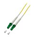 OS2 simplex fiberoptisk kabel LC/APC-LC/APC 1m