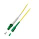 OS2 simplex fiberoptisk kabel LC/APC-SC/APC 15m