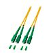 OS2 duplex fiberoptisk kabel SC/APC-SC/APC 5m