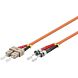 Fiberoptisk kabel SC-ST OM2 0,50m
