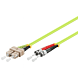 Fiberoptisk kabel SC-ST OM5 (laseroptimerad) 1,5m
