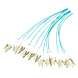 OM3 fiberoptisk pigtail turkos LC - 12 stycken