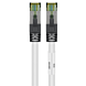 Cat8 S/FTP (PIMF) patchkabel 1m vit