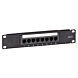 10 tum CAT6 UTP patchpanel - 8 portar