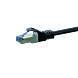 CAT6a S/FTP (PIMF) patchkabel 2m svart