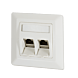 Keystone frontplatta, elfenben