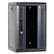 10 tum 9U serverskåp med glasdörr 312x310x486mm (BxDxH)