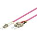 Fiberoptisk kabel LC-SC OM4 1m