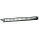 STP patchpanel för keystones - 24 portar