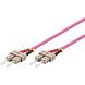 Fiberoptisk kabel SC-SC OM4 2m