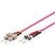 Fiberoptisk kabel SC-ST OM4 0,50m