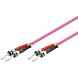 Fiberoptisk kabel ST-ST OM4 0,50m