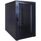 18U serverskåp med perforerad dörr 600x1000x1000mm (BxDxH)
