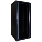 27U serverskåp med glasdörr 600x600x1400mm (BxDxH)