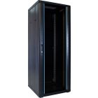 32U serverskåp med glasdörr 600x600x1600mm (BxDxH)