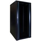 27U serverskåp med glasdörr 600x800x1400mm (BxDxH)