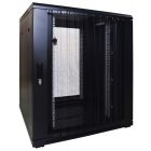 18U serverskåp med perforerad dörr 800x800x1000mm (BxDxH)