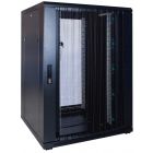 22U serverskåp med perforerad dörr 800x800x1200mm (BxDxH)
