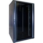 27U serverskåp med glasdörr 800x800x1400mm (BxDxH)