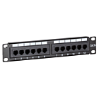 10 tum CAT5e UTP patchpanel - 12 portar