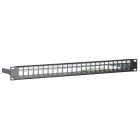 STP patchpanel för keystones - 24 portar