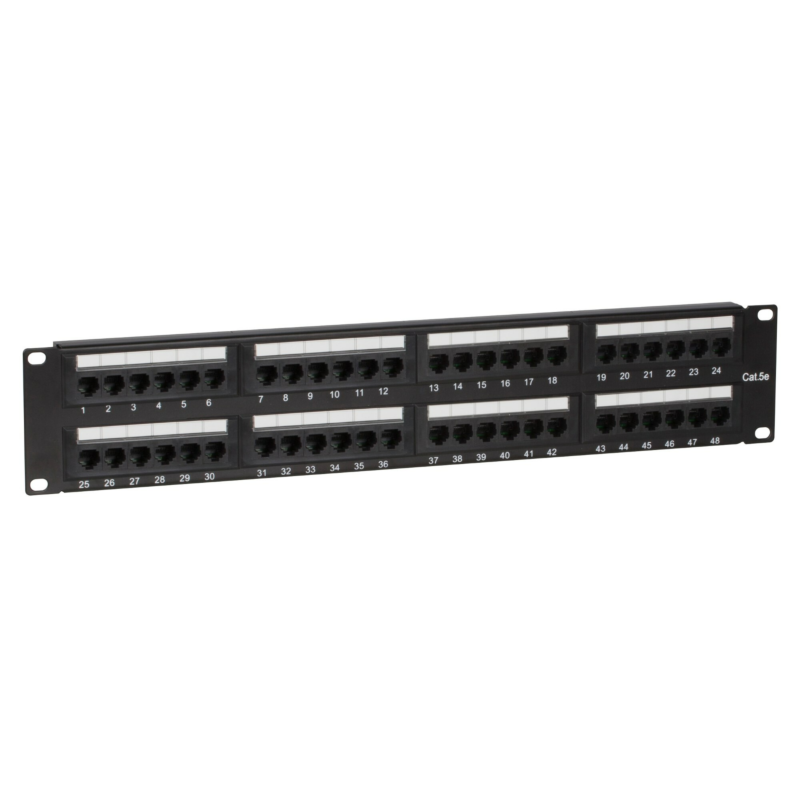 CAT5e UTP patchpanel - 48 portar