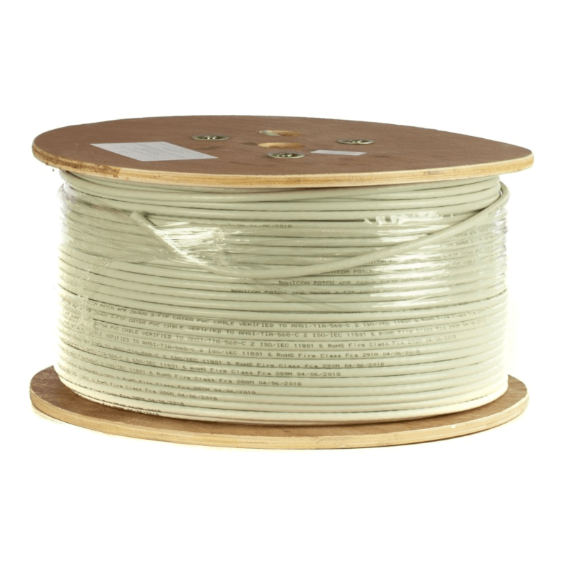 DANICOM CAT6A U/UTP 500m kabel på rulle flexibel - PVC (Fca)