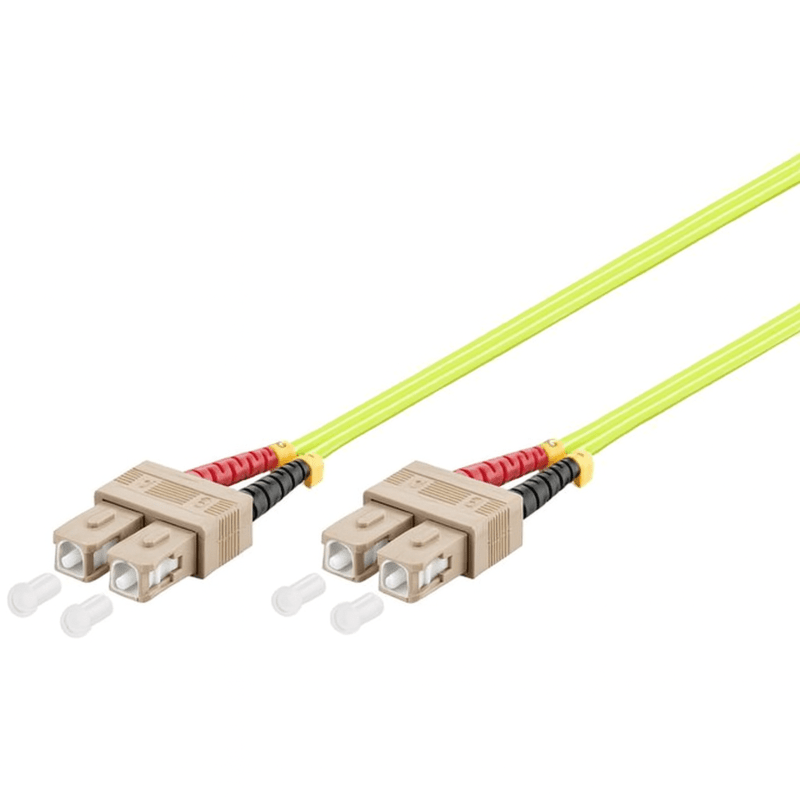 Fiberoptisk kabel SC-SC OM5 (laseroptimerad) 7,5m