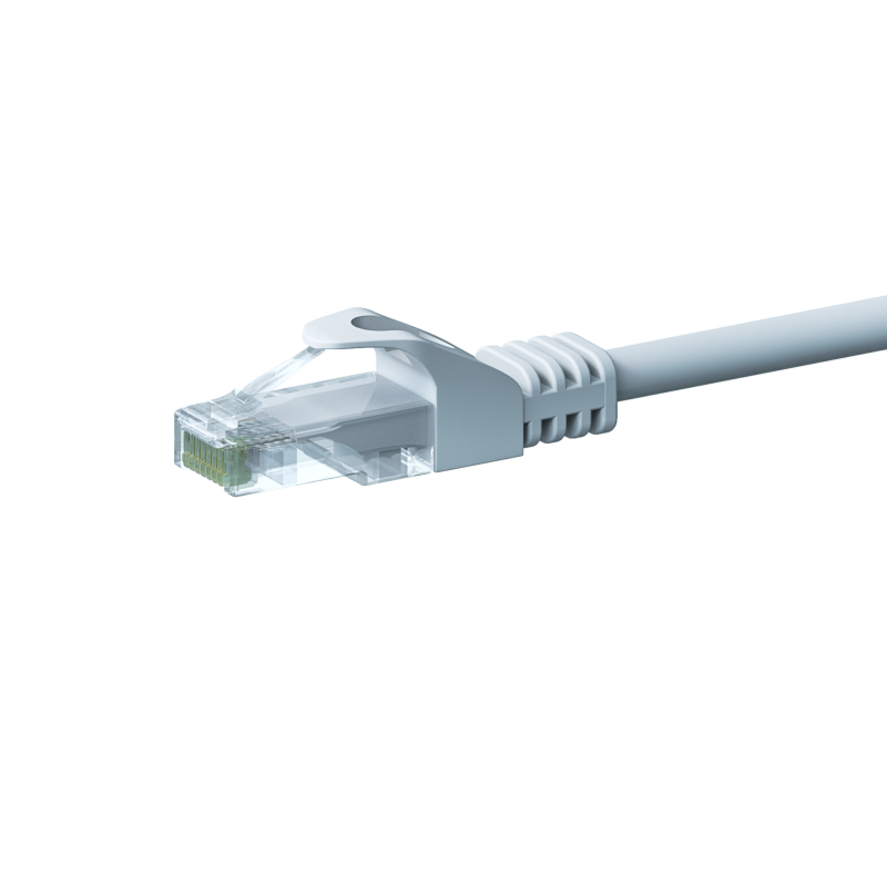 UTP CAT5e patchkabel 5m vit - 100% koppar