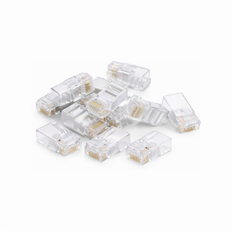 DANICOM UTP CAT5e RJ45-kontakt - för flexibel och styv kärna - 10 stycken