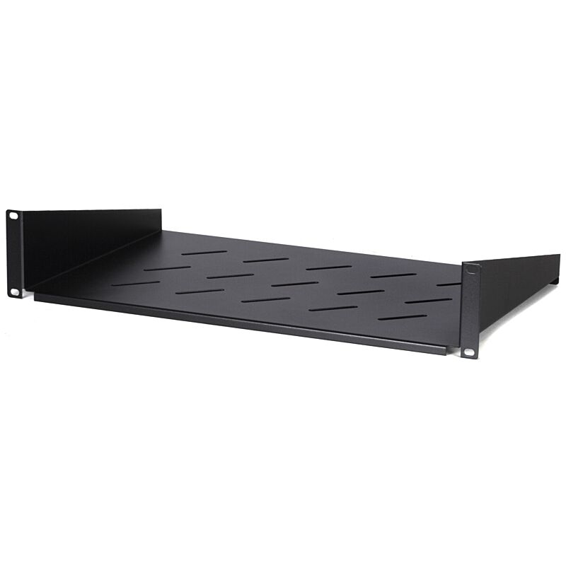 2U Hylla för 450 mm djupa väggskåp - 300 mm djup (max. 15 kg)