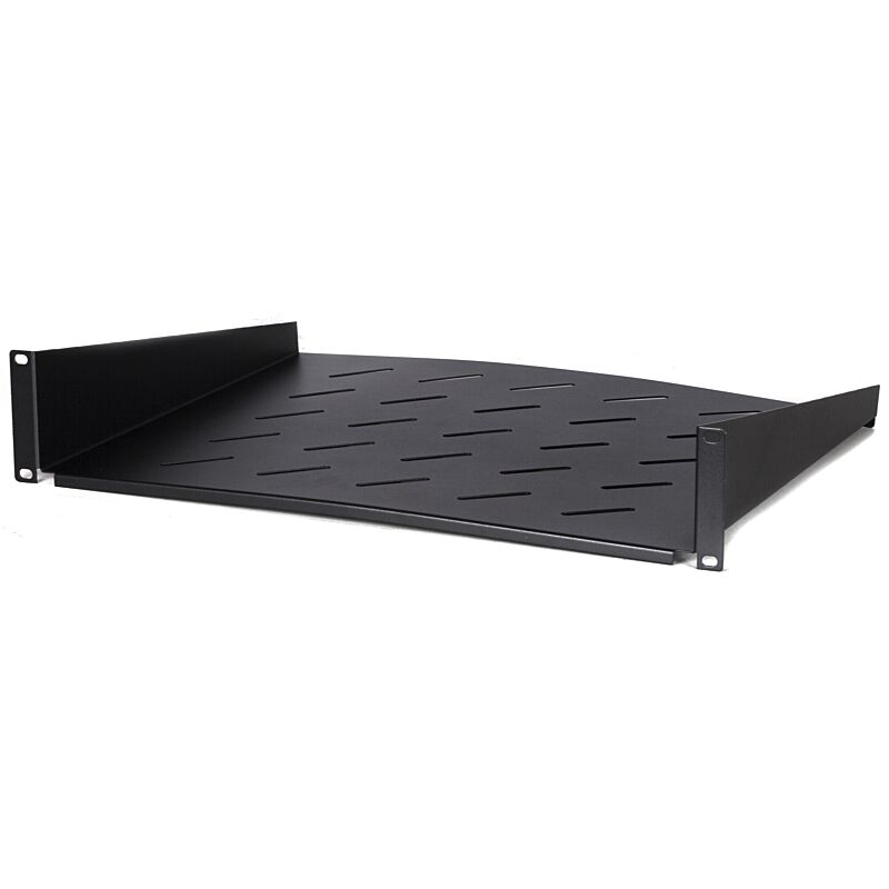 2U Hylla för 600 mm djupa väggskåp - 400 mm djup (max. 12 kg)