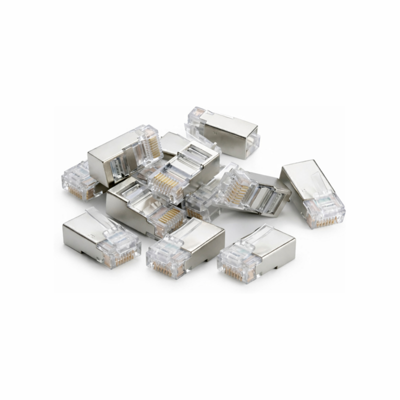 DANICOM FTP CAT5e RJ45-kontakt - för flexibel och styv kärna - 10 stycken