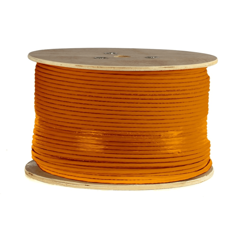 DANICOM CAT7 100% koppar S/FTP 500m kabel på rulle, styv - LSZH (Cca)