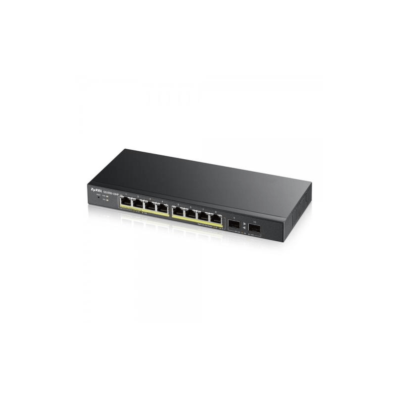 Zyxel 8-portars GS1900 smart hanterad PoE+-switch