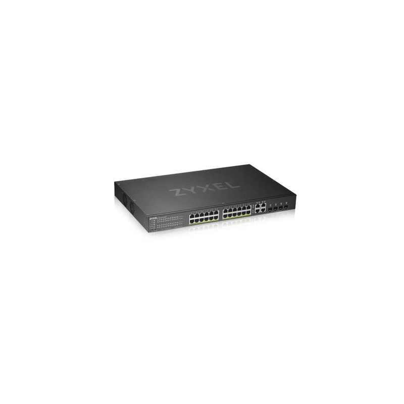 Zyxel 24-portars GS1920 smart hanterad PoE+-switch